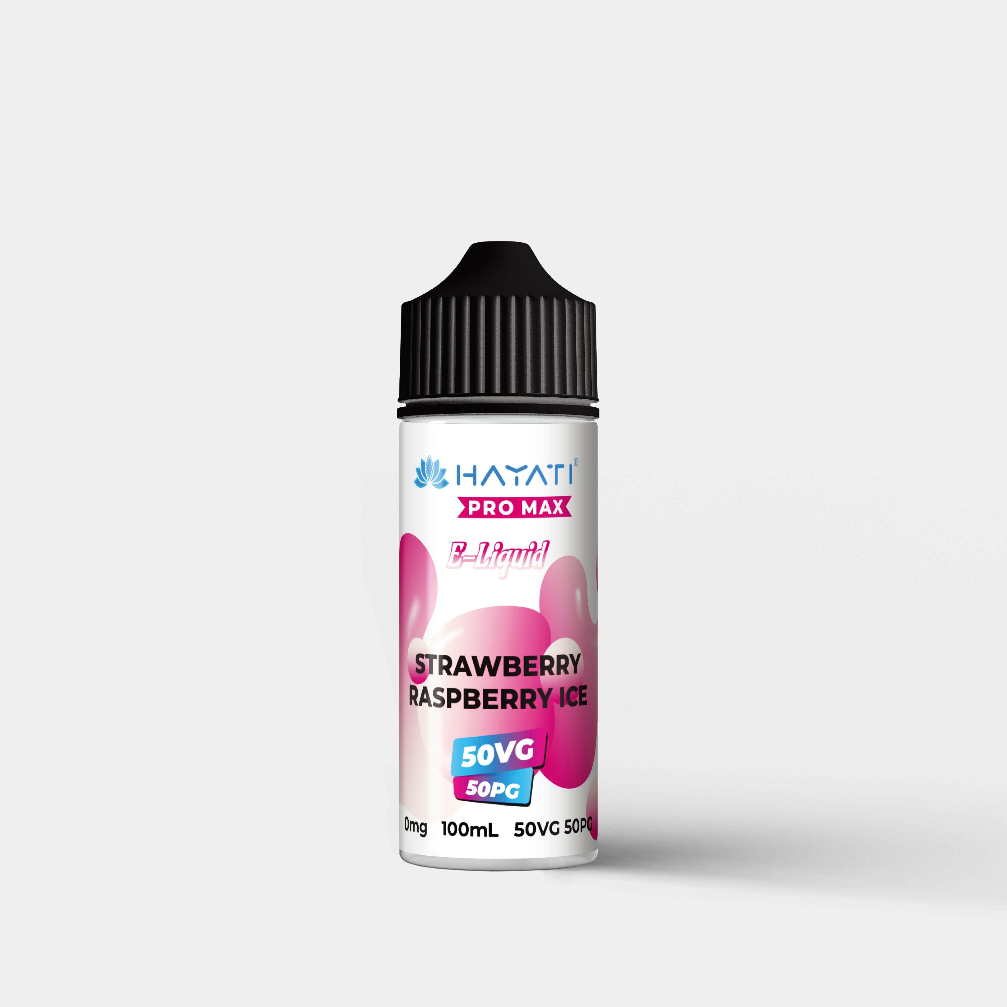 Hayati Salts 100ml Strawberry Raspberry Ice Bottle- Vapes Bars®