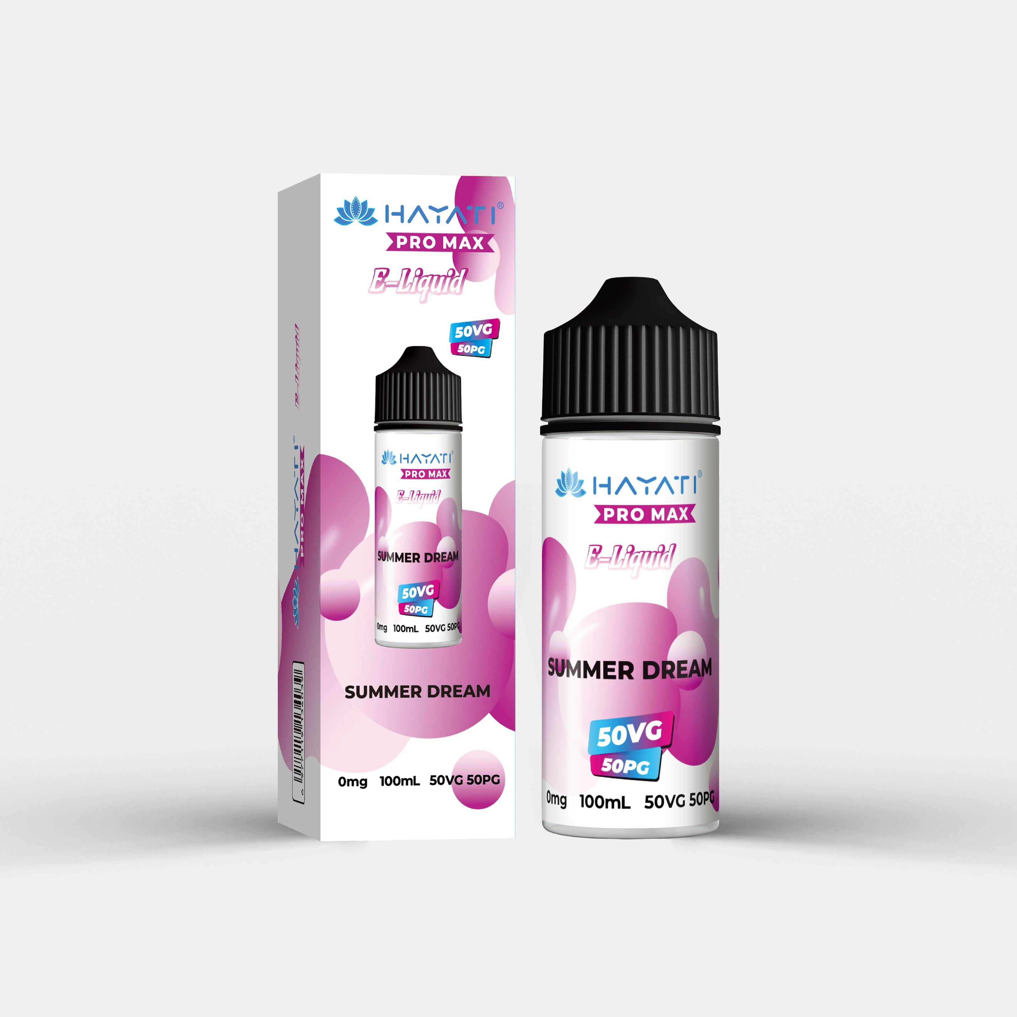 Hayati Salts 100ml Summer Dream With Packaging - Vapes Bars®