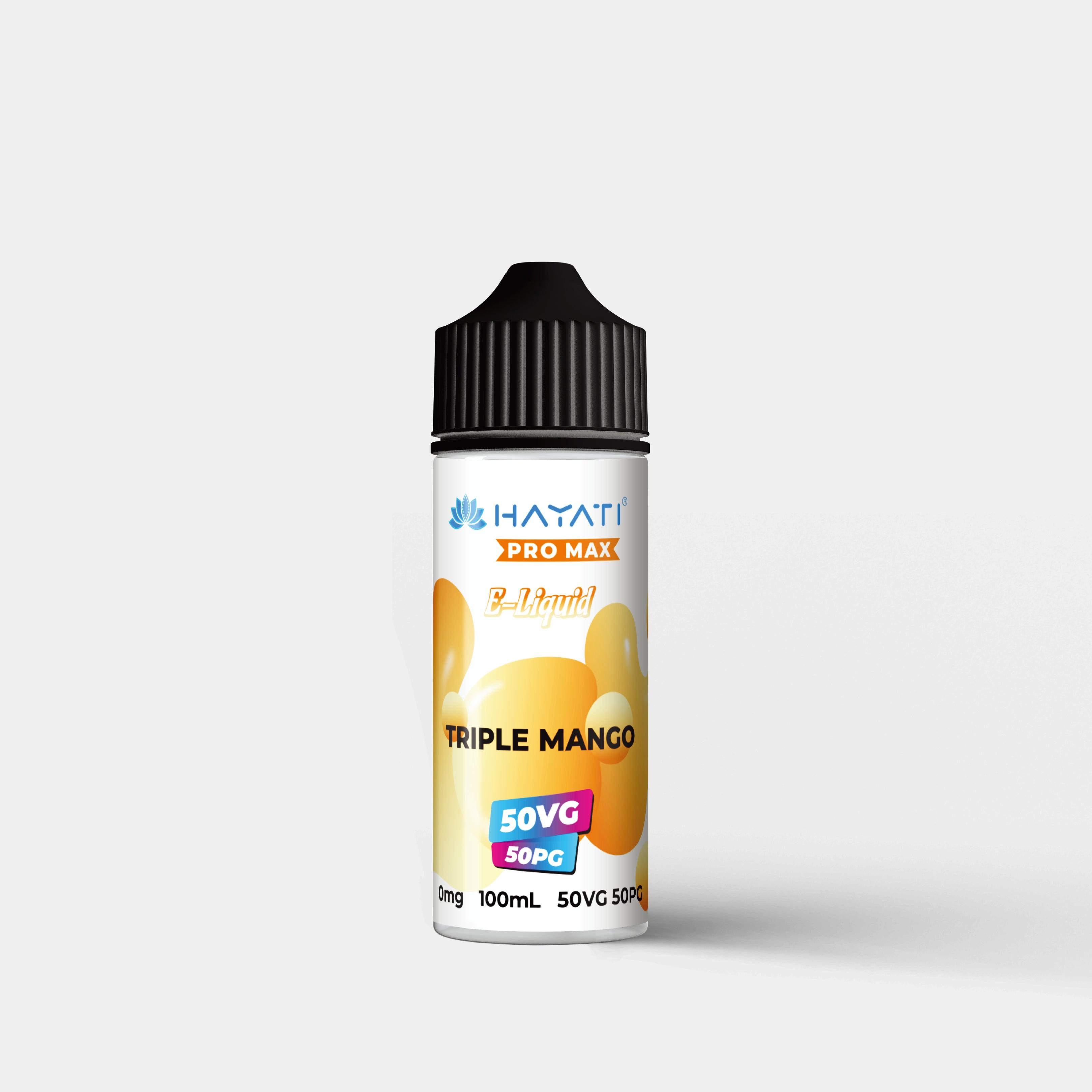 Hayati Salts 100ml Triple Mango Bottle - Vapes Bars®