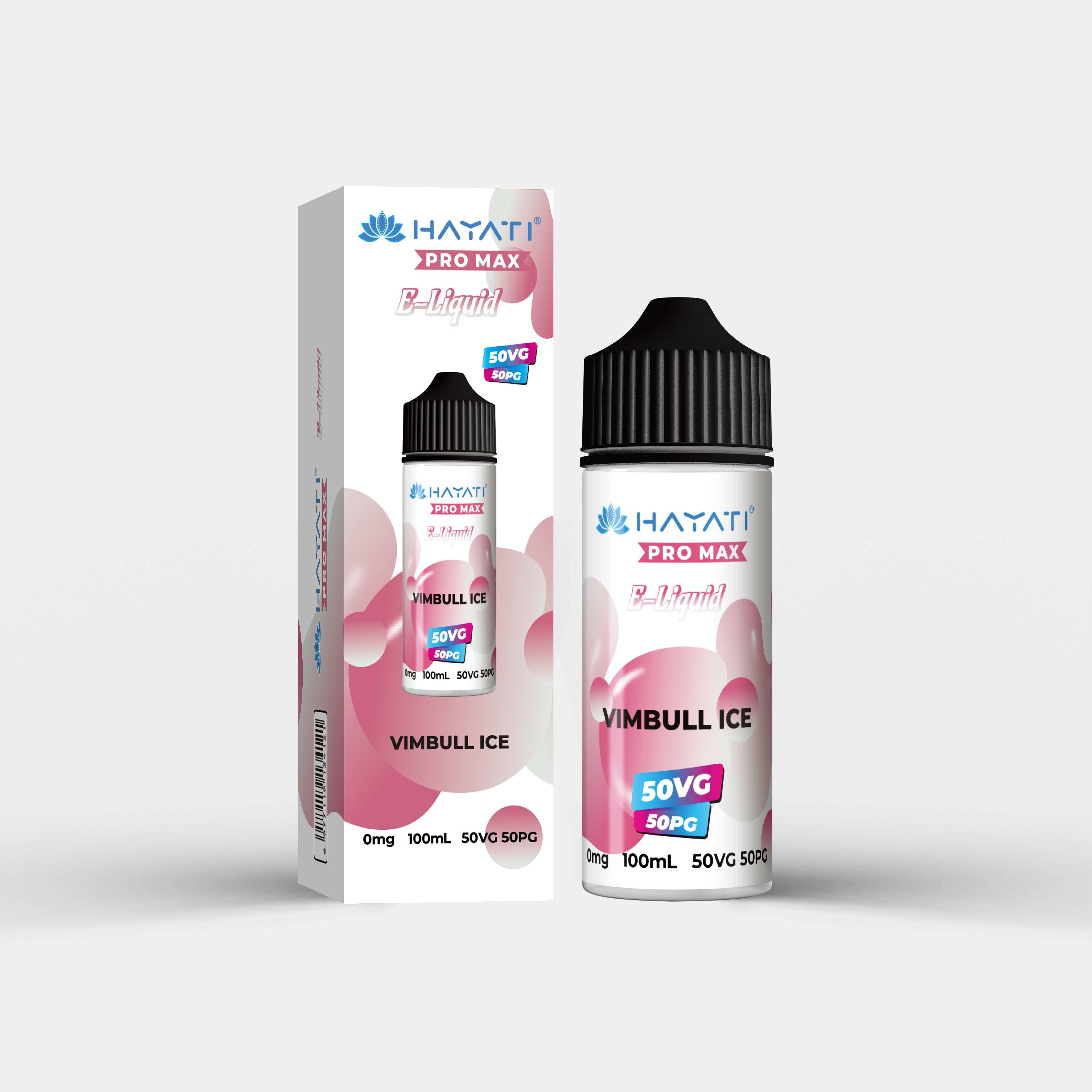 Hayati Salts 100ml Vimbull Ice With Packaging - Vapes Bars®