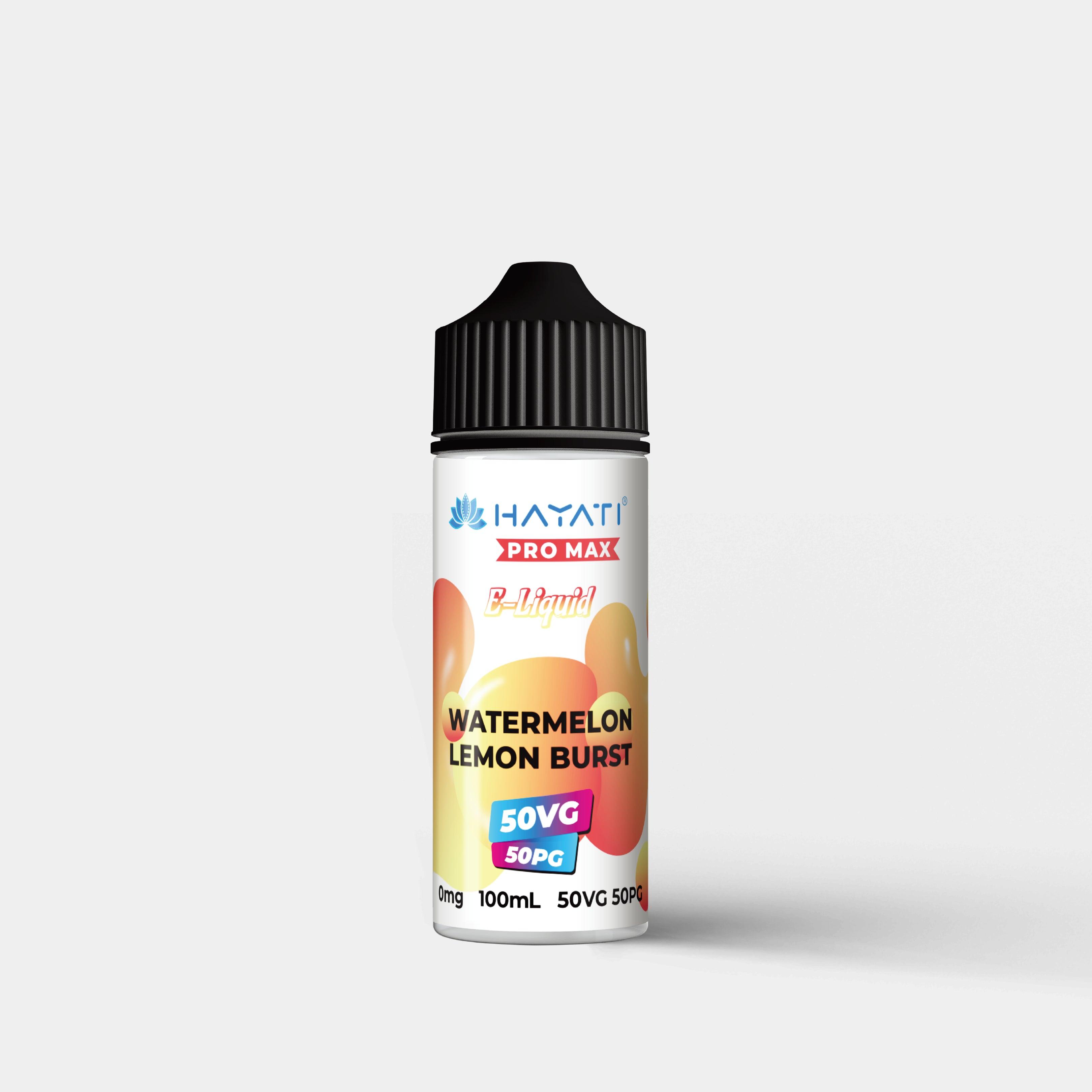 Hayati Salts 100ml Watermelon Lemon Burst Bottle - Vapes Bars®