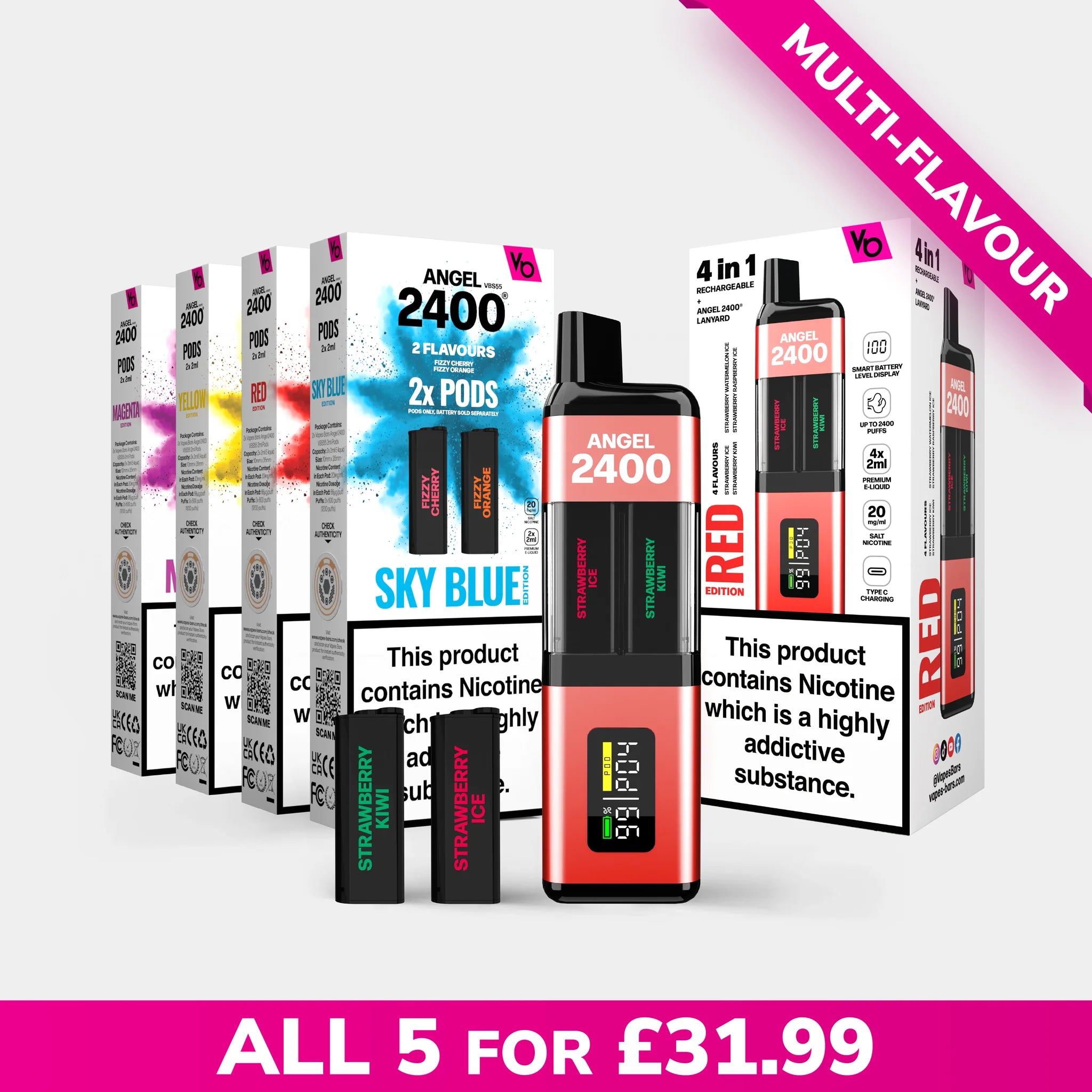 Angel® 2400 Kit + 4 Pods Pack