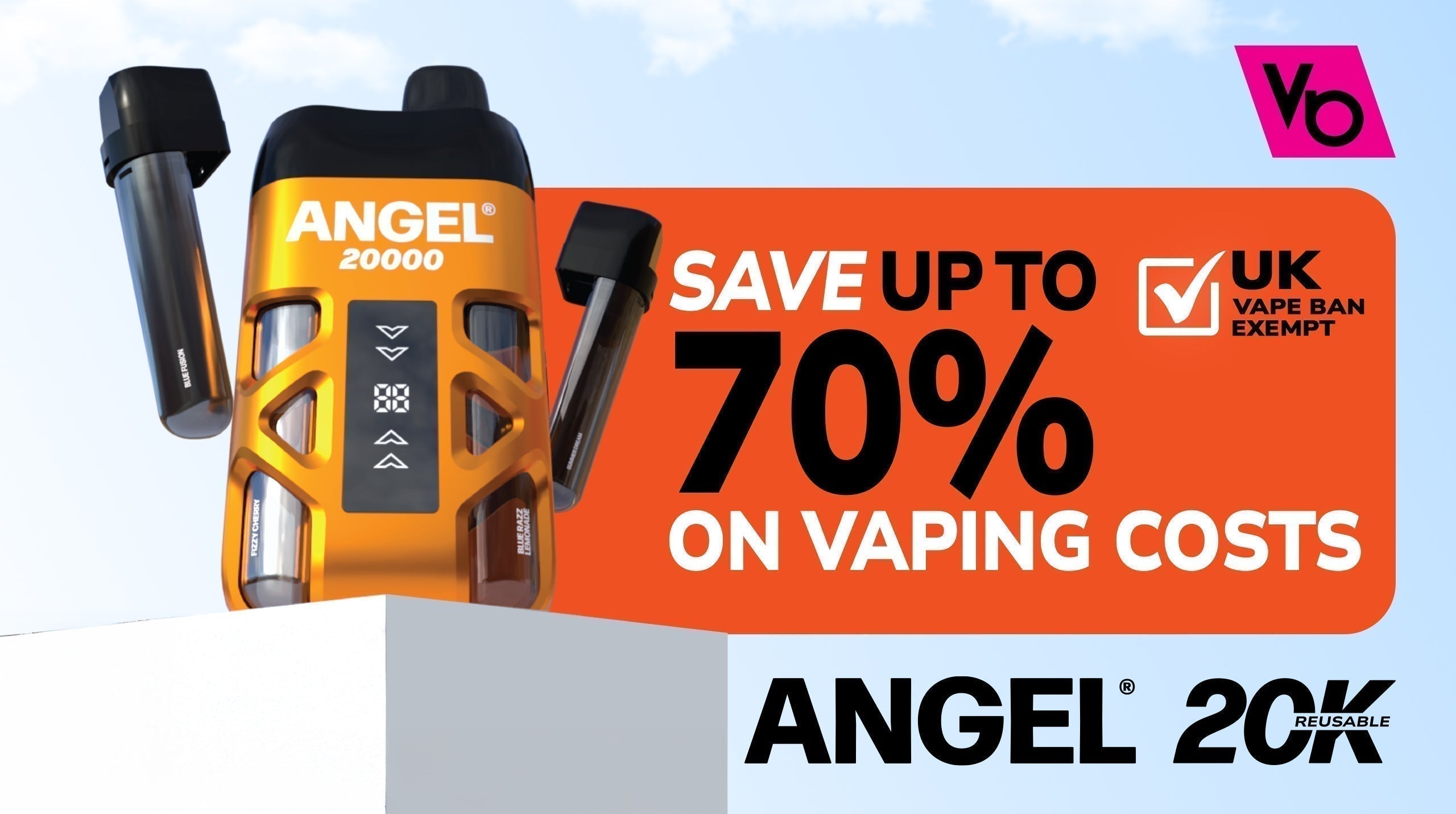 Ready to Save 70% on Your Vaping? Angel® 20K Has Arrived!