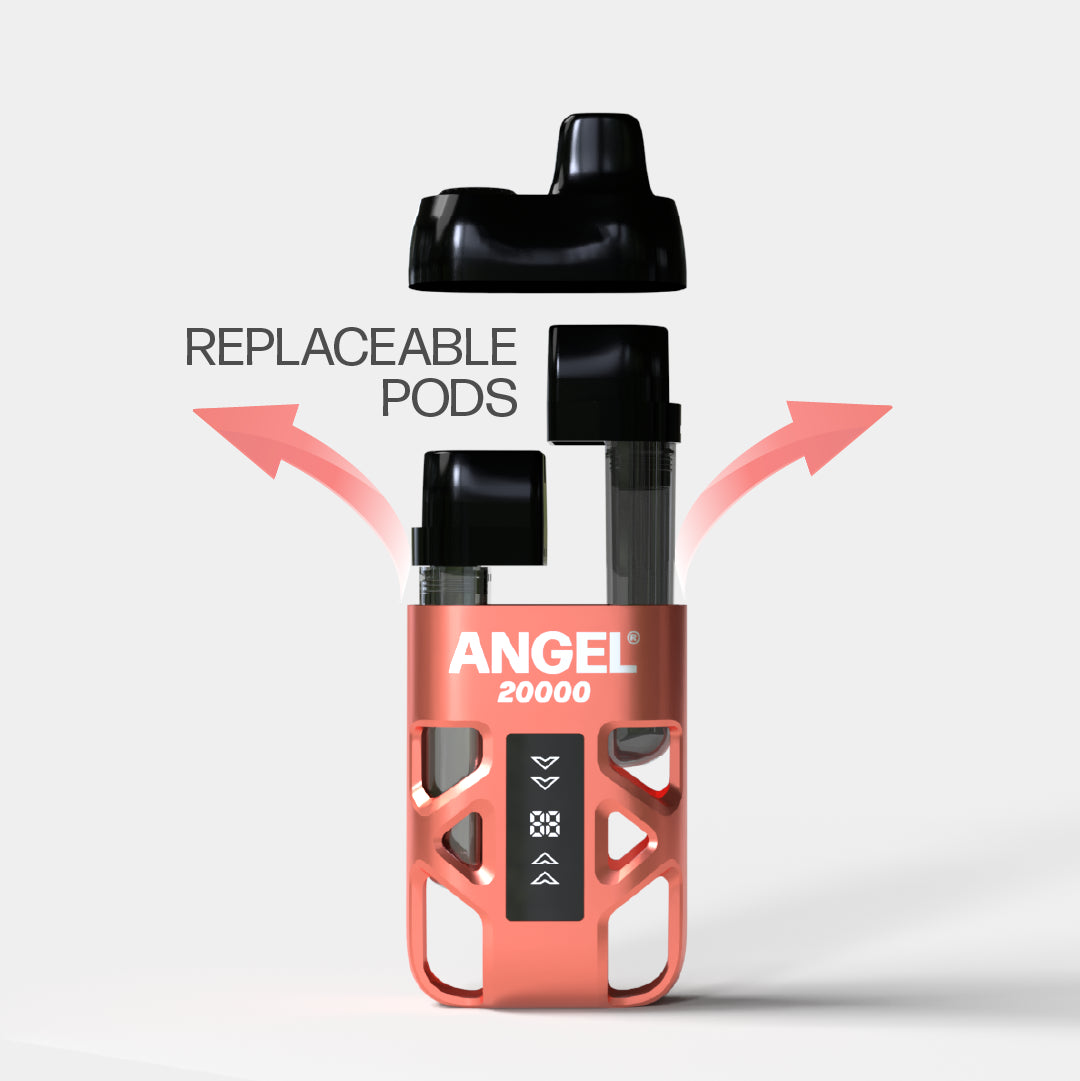 Angel 20000 Coral Edition Dual Pod System | Vapes Bars Angel 20000 Coral Edition Dual Pod System | Vapes Bars