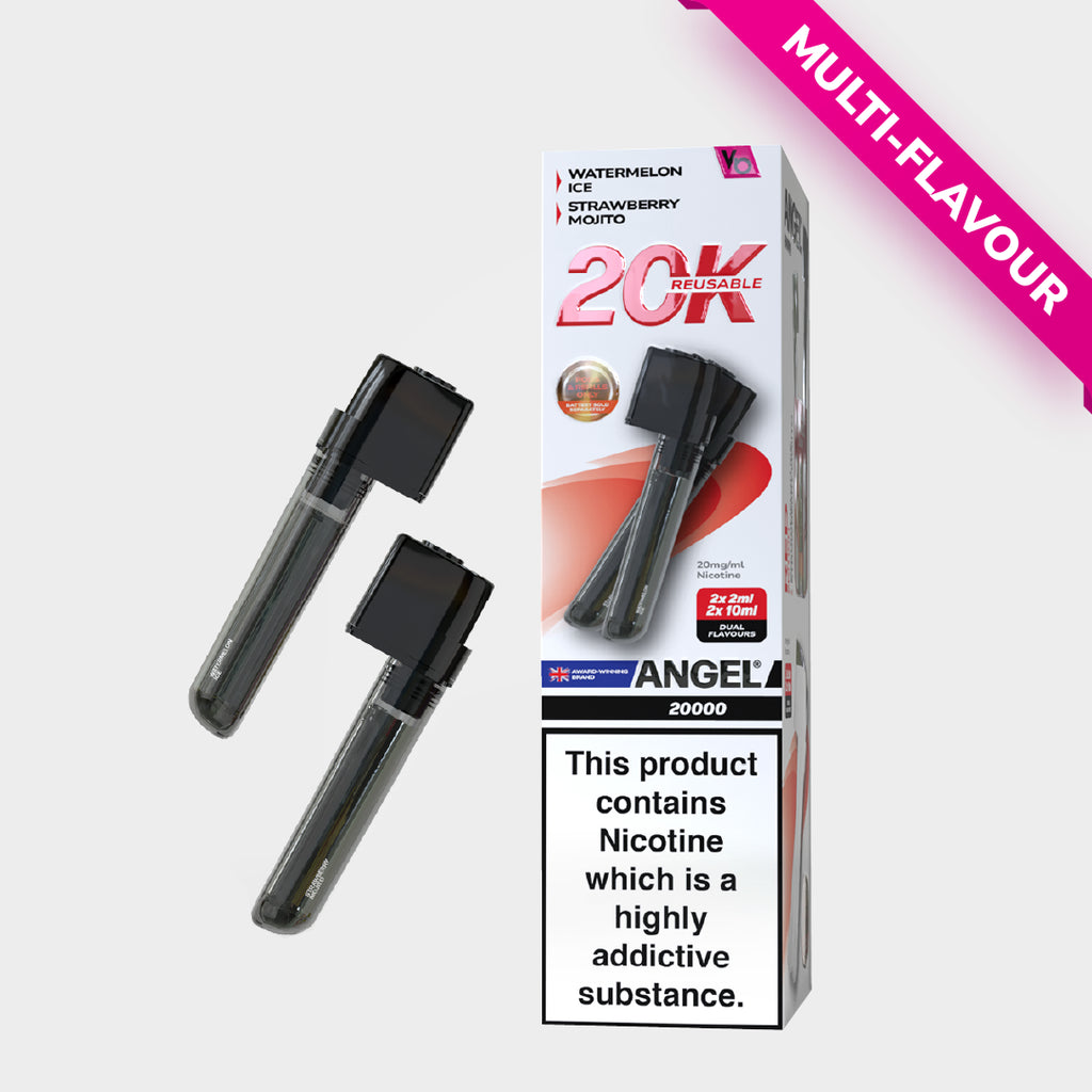 angel 20000 vape pods refill flavours Angel® 20000 Pods Red Edition 2x (2ml pod+ 10ml refill) – Vapes Bars®