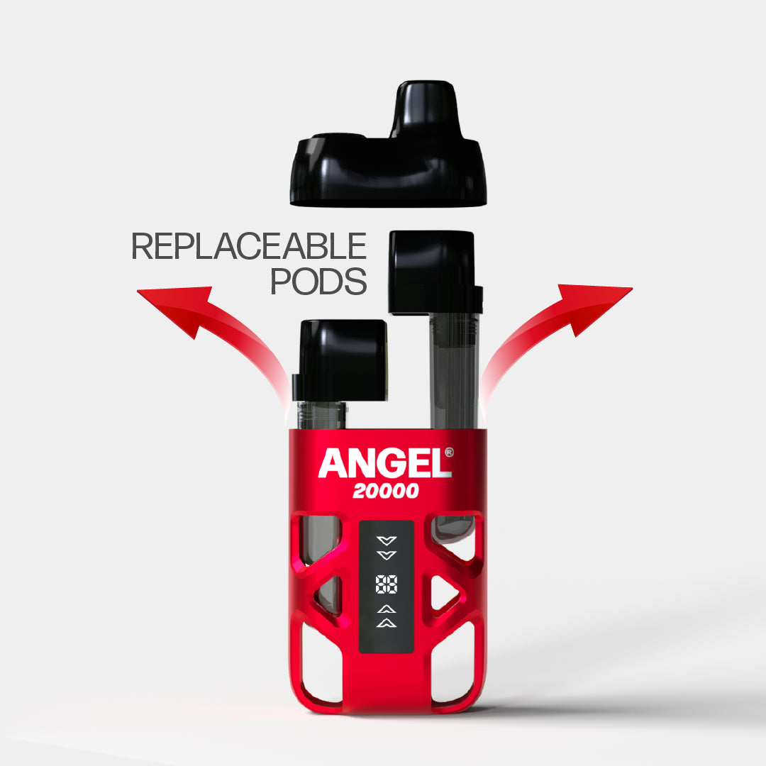 Angel 20000 Red Edition Dual Pod System | Vapes Bars Angel 20000 Red Edition Dual Pod System | Vapes Bars