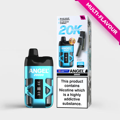 Angel 20000 Sky Blue Edition Dual Pod System | Vapes Bars Angel 20000 Sky Blue Edition Dual Pod System | Vapes Bars