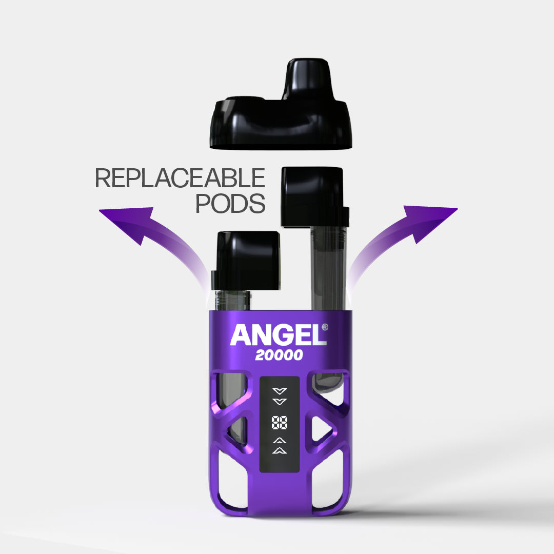 Angel 20000 Violet Edition Dual Pod System | Vapes Bars Angel 20000 Violet Edition Dual Pod System | Vapes Bars