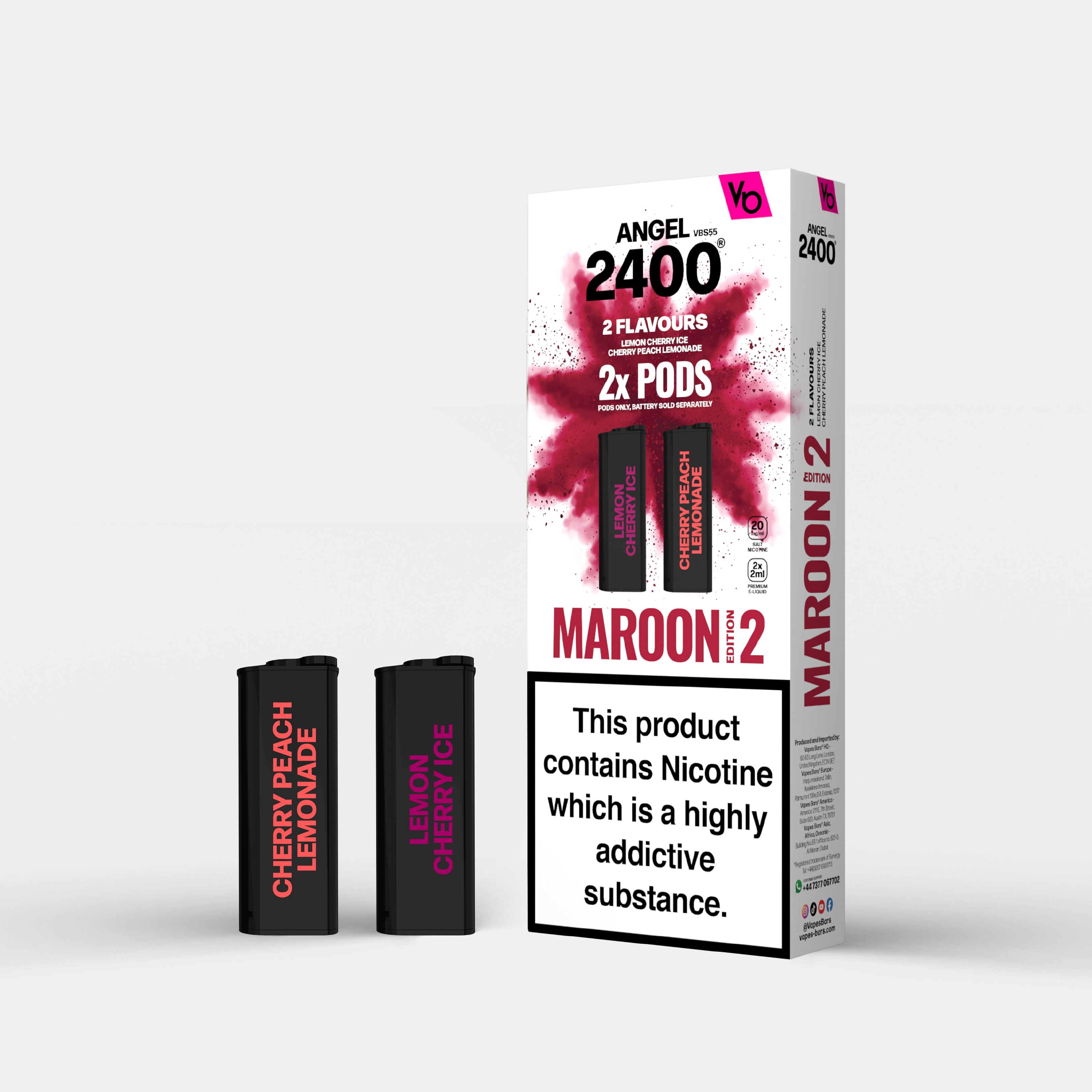 Maroon Edition 2, 2x 2ml Pods