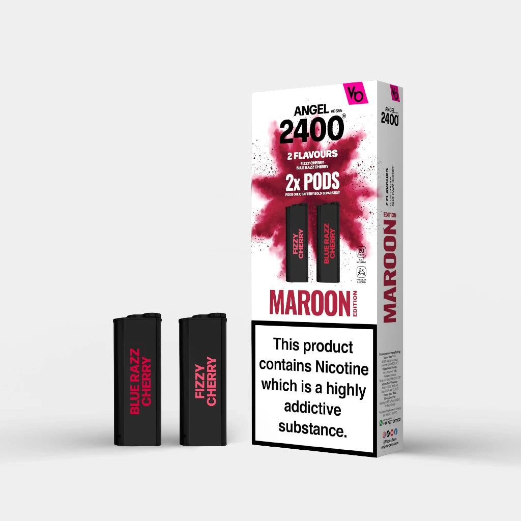 5 x Angel® Pods Unique Bundle Maroon Edition - Vapes Bars®