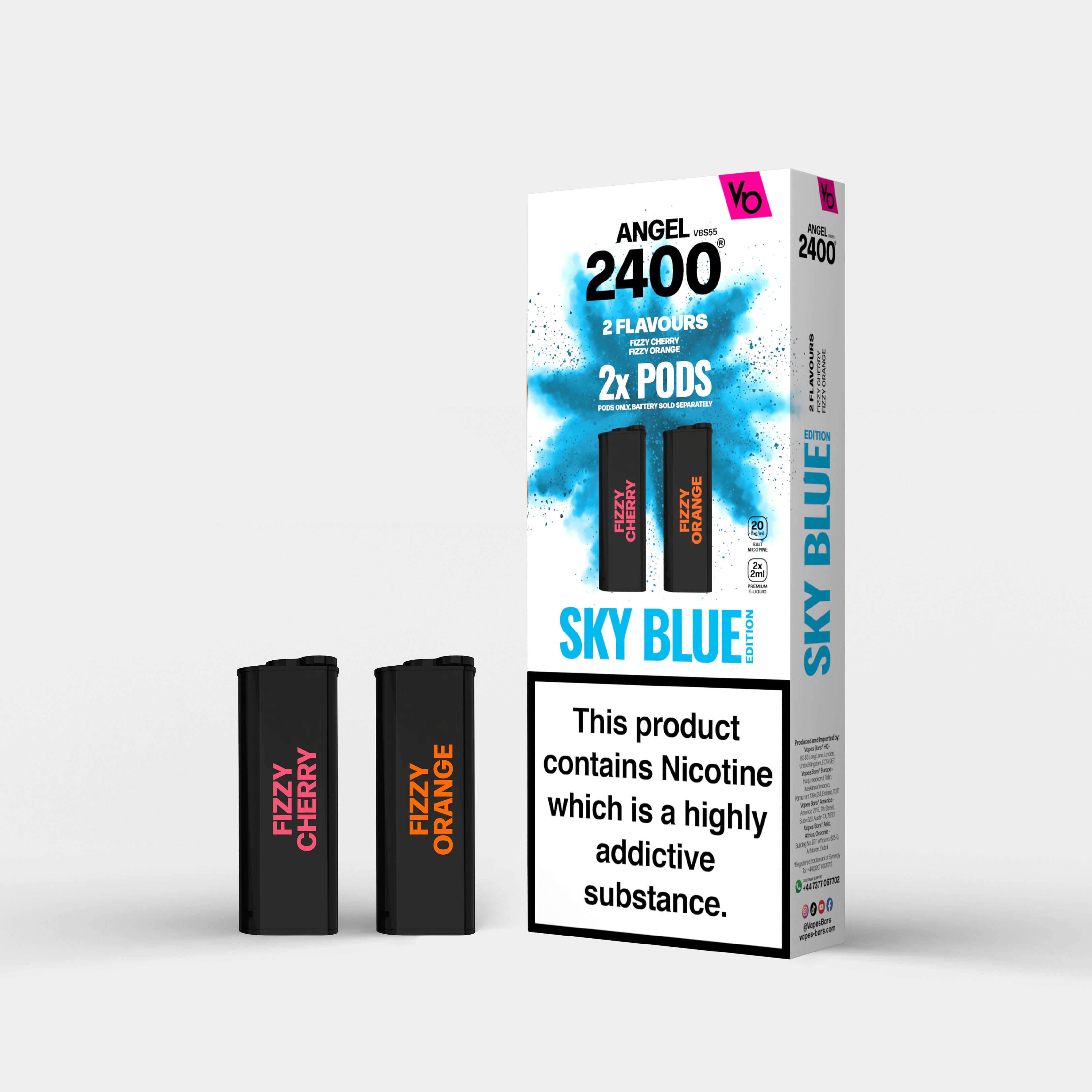 5 x Angel® Pods Unique Bundle Sky Blue Edition - Vapes Bars®