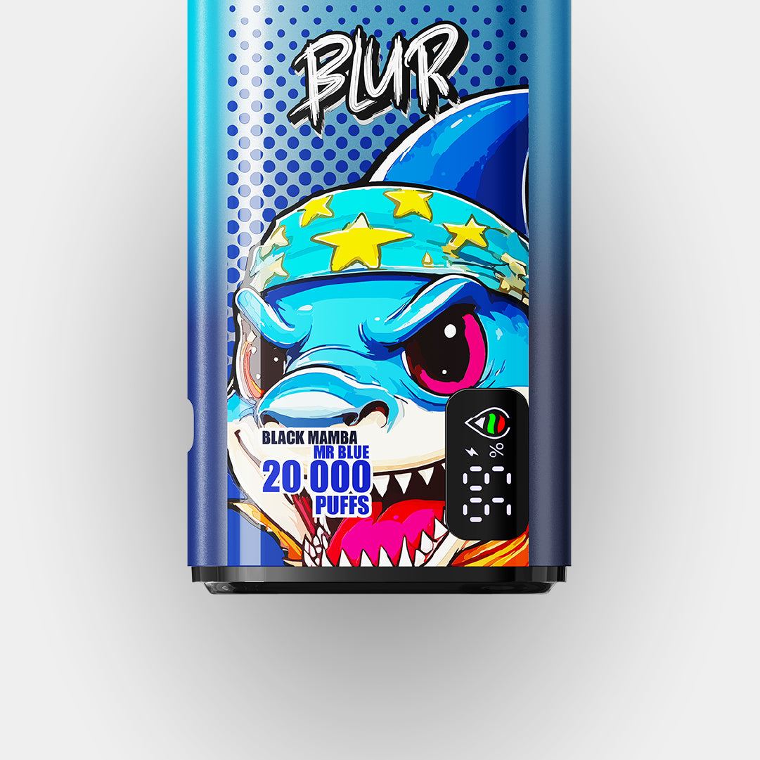 Blur 20,000 Black Mamba / Mr Blue | Vapes Bars Blur 20,000 Black Mamba / Mr Blue | Vapes Bars