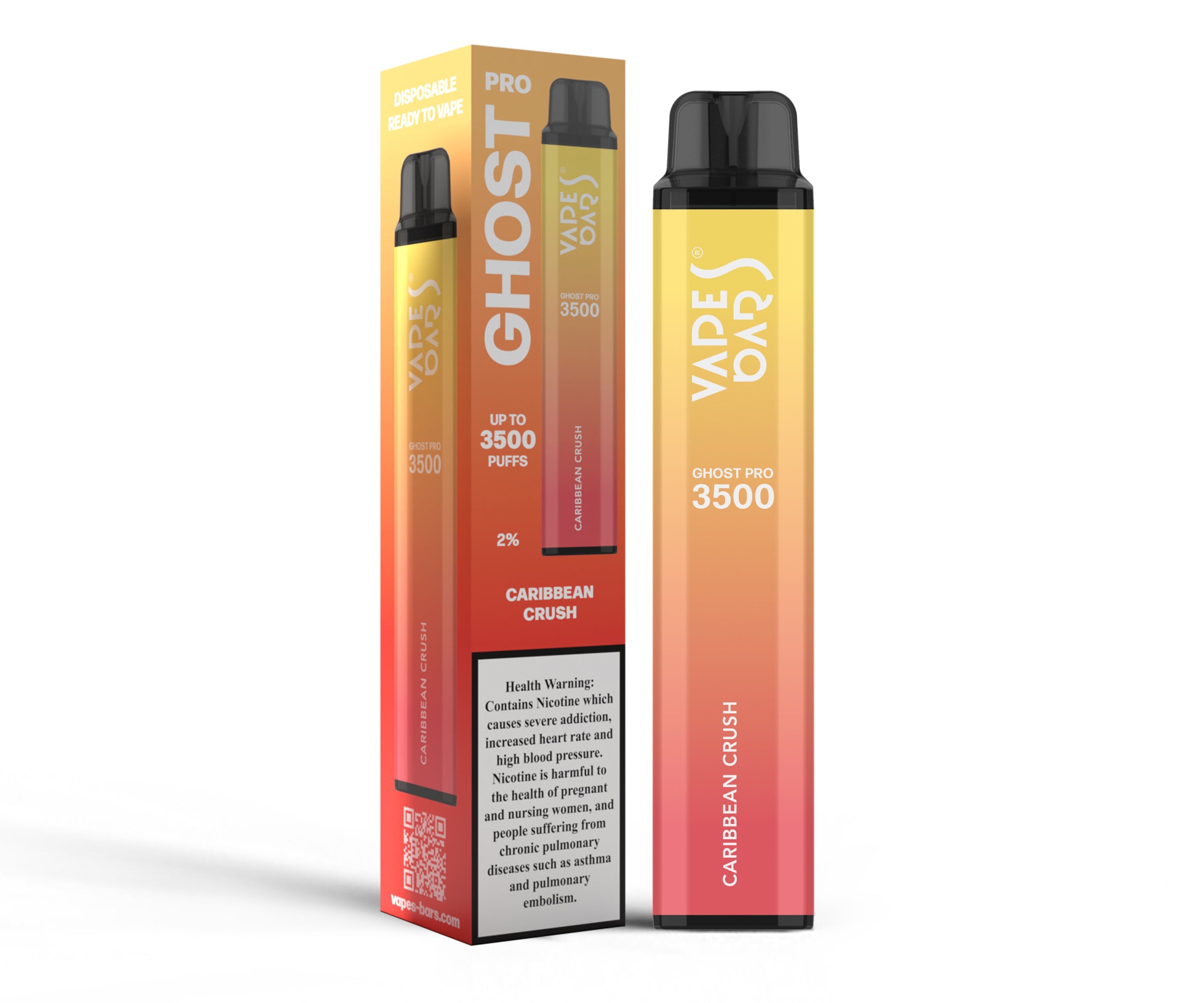 Caribbean Crush | Ghost 3500 Pro Disposable Vape – Vapes Bars