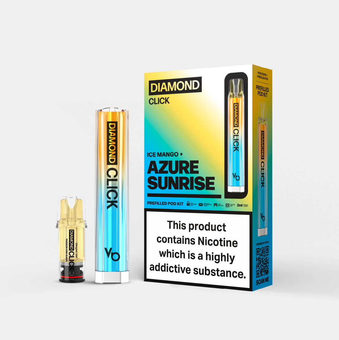 5 x Diamond® Click Bundle Ice Mango + Azure Sunrise - Vapes Bars®