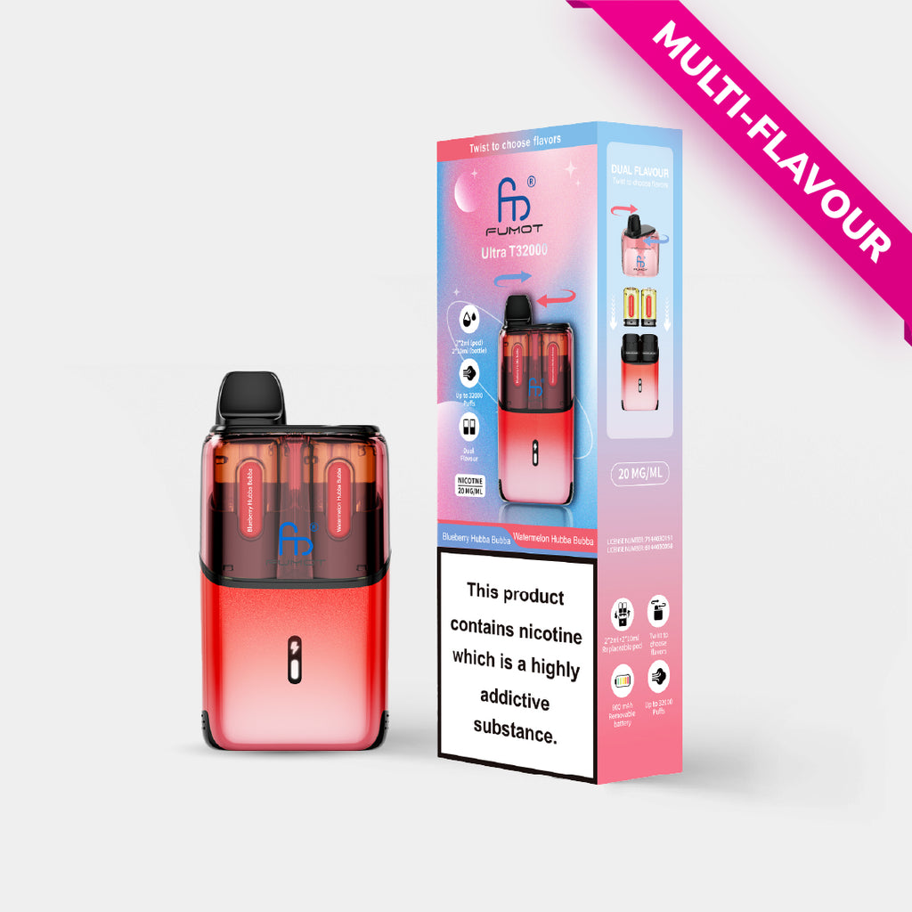 Blueberry Hubba Bubba | Watermelon Hubba Bubba | Fumot Ultra T32000  Vapes  Bars