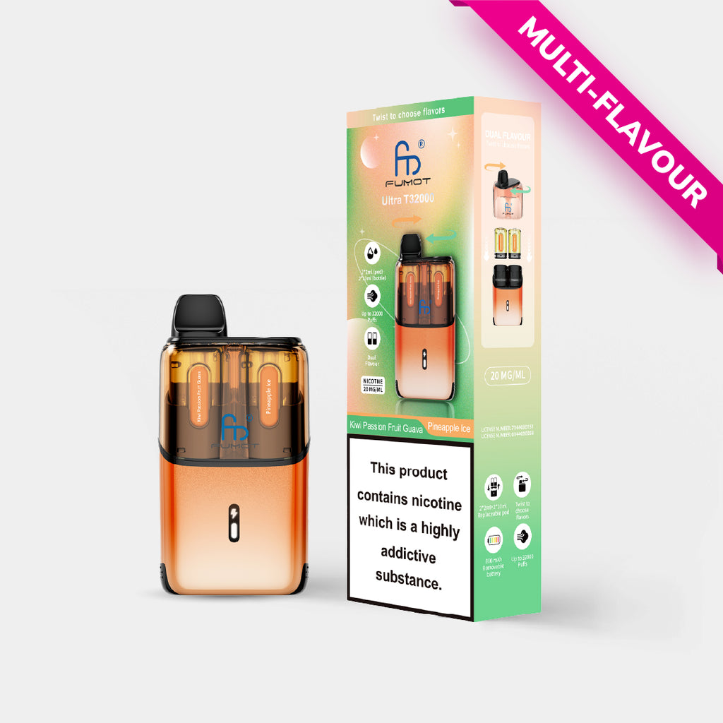 Kiwi Passion Fruit Guava | Pineapple Ice | Fumot Ultra T32000 Vapes Bars Kiwi Passion Fruit Guava | Pineapple Ice | Fumot Ultra T32000 Vapes Bars