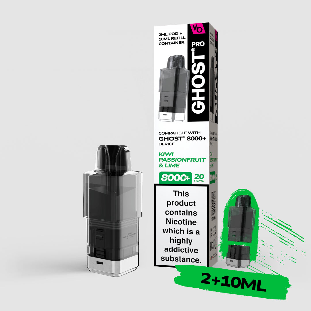 Kiwi Passionfruit & Lime 2ML+10ML Pods