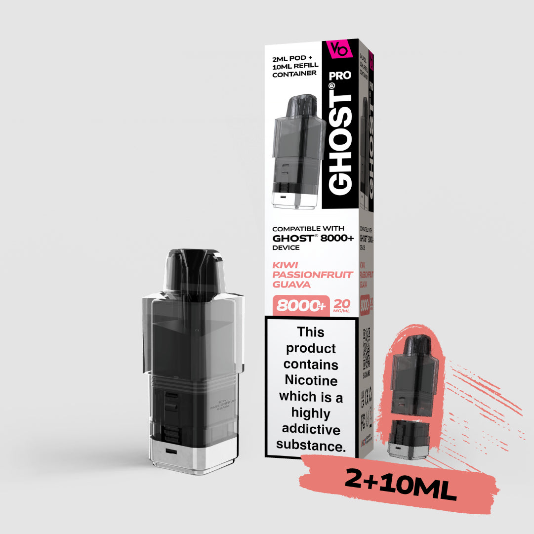 Kiwi Passionfruit Guava 2ML+10ML Pods