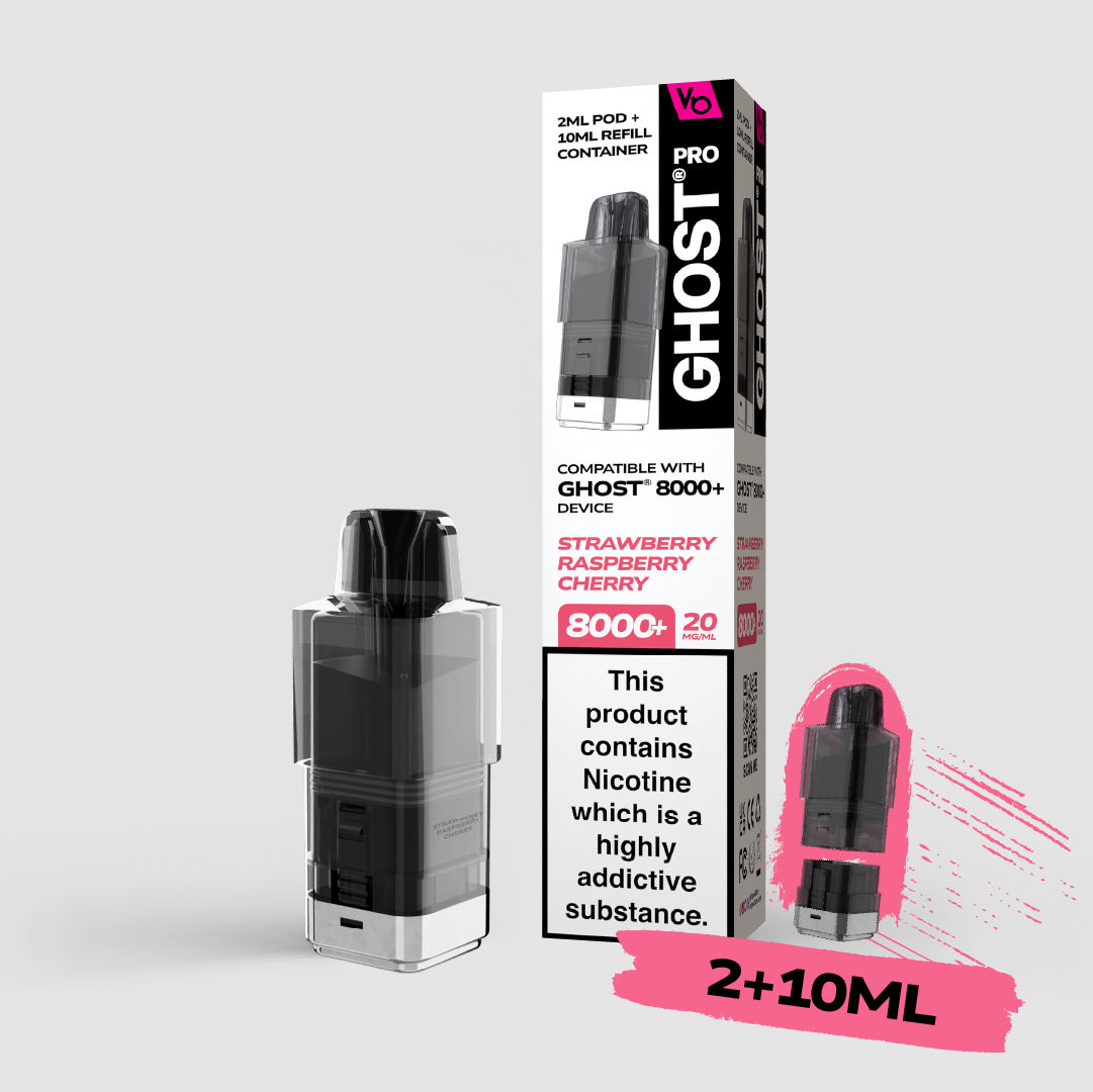 Strawberry Raspberry Cherry 2ML+10ML Pods