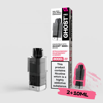 Strawberry Raspberry Cherry 2ML+10ML Pods