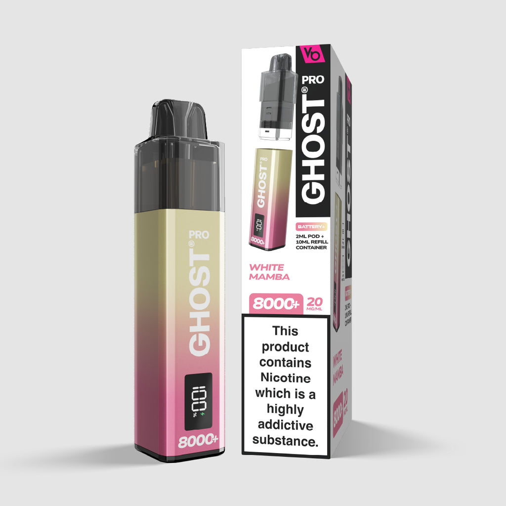 Ghost® Pro 8000+ White Mamba Pod System