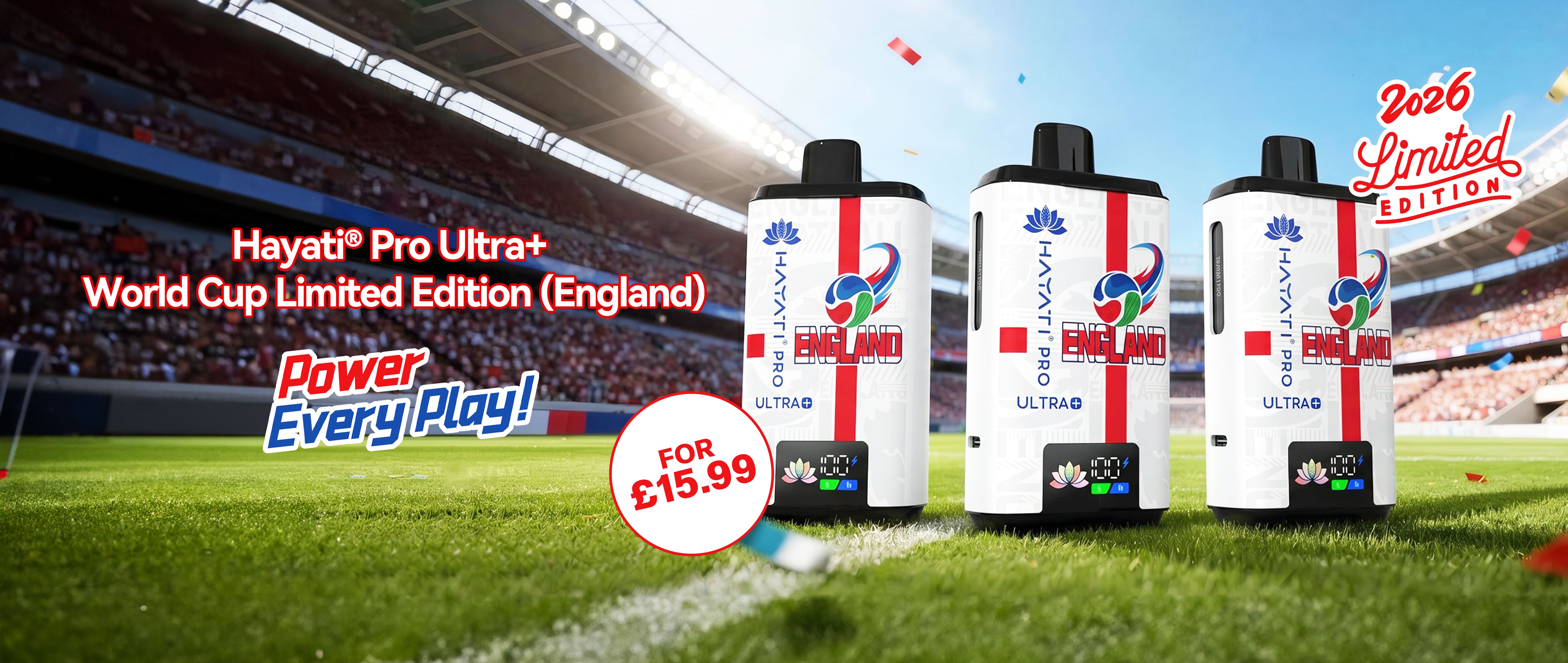 Hayati® Pro Ultra+ World Cup Limited Edition (England)