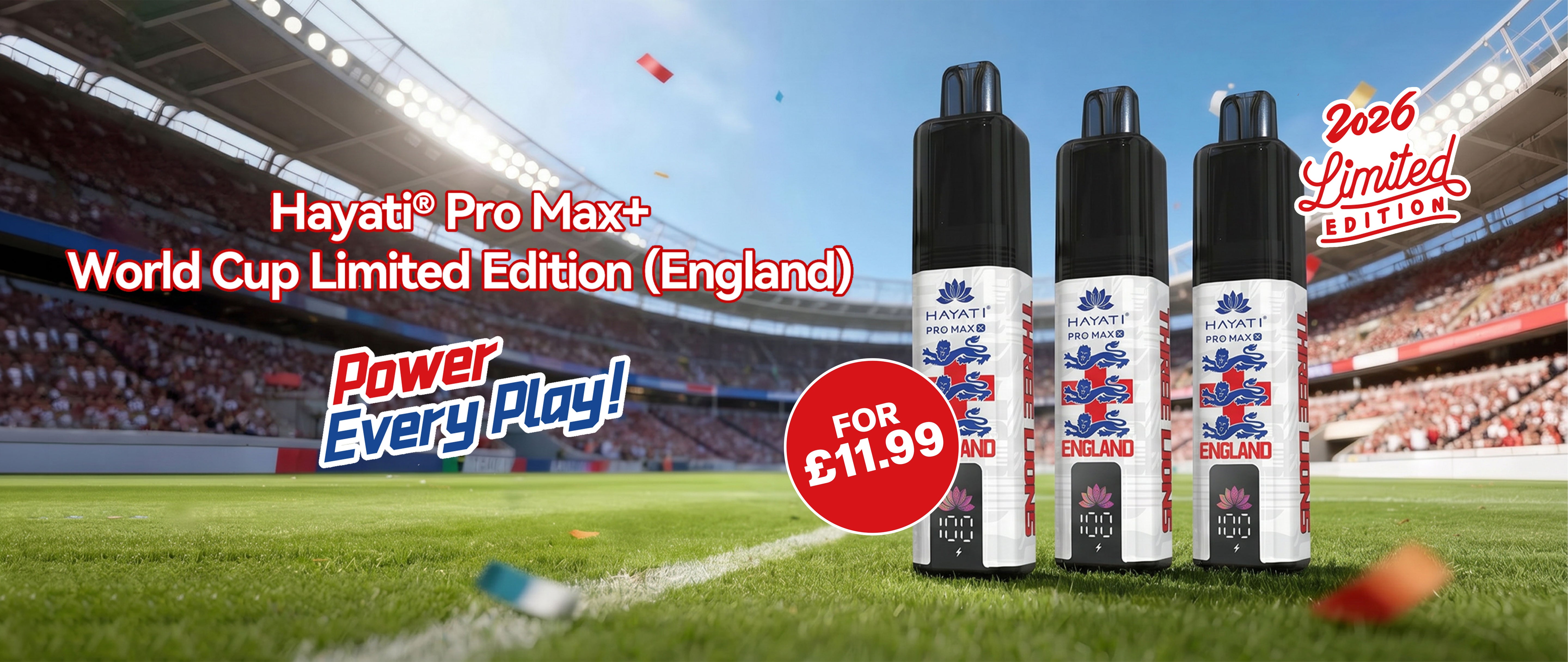 Hayati® Pro Max+ World Cup Limited Edition (England)
