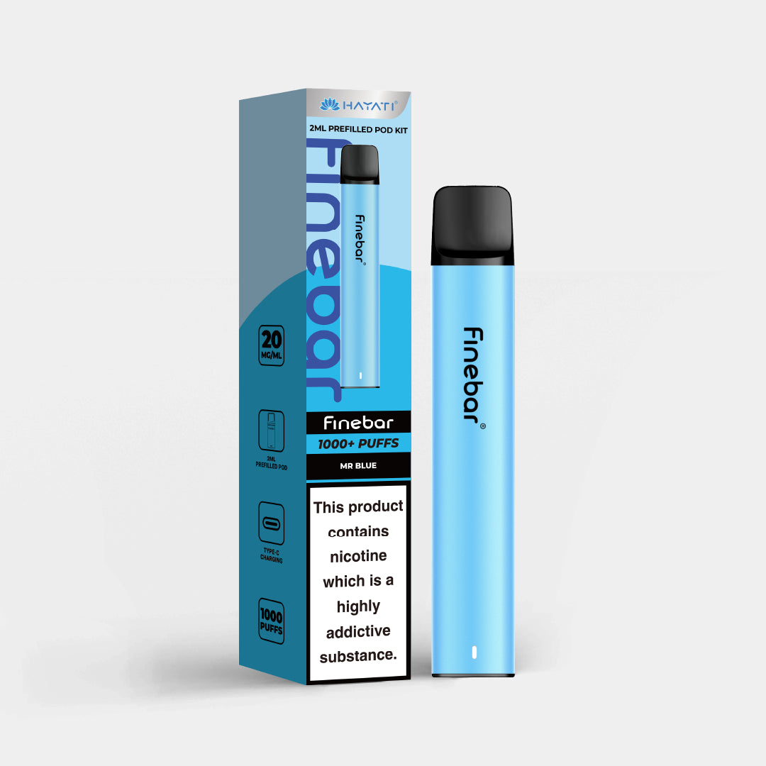 Finebar® Mr Blue 2mL Prefilled Pod System | Vapes Bars® UK