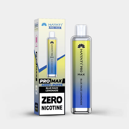 Hayati Pro Max Blue Razz Lemonade with packaging