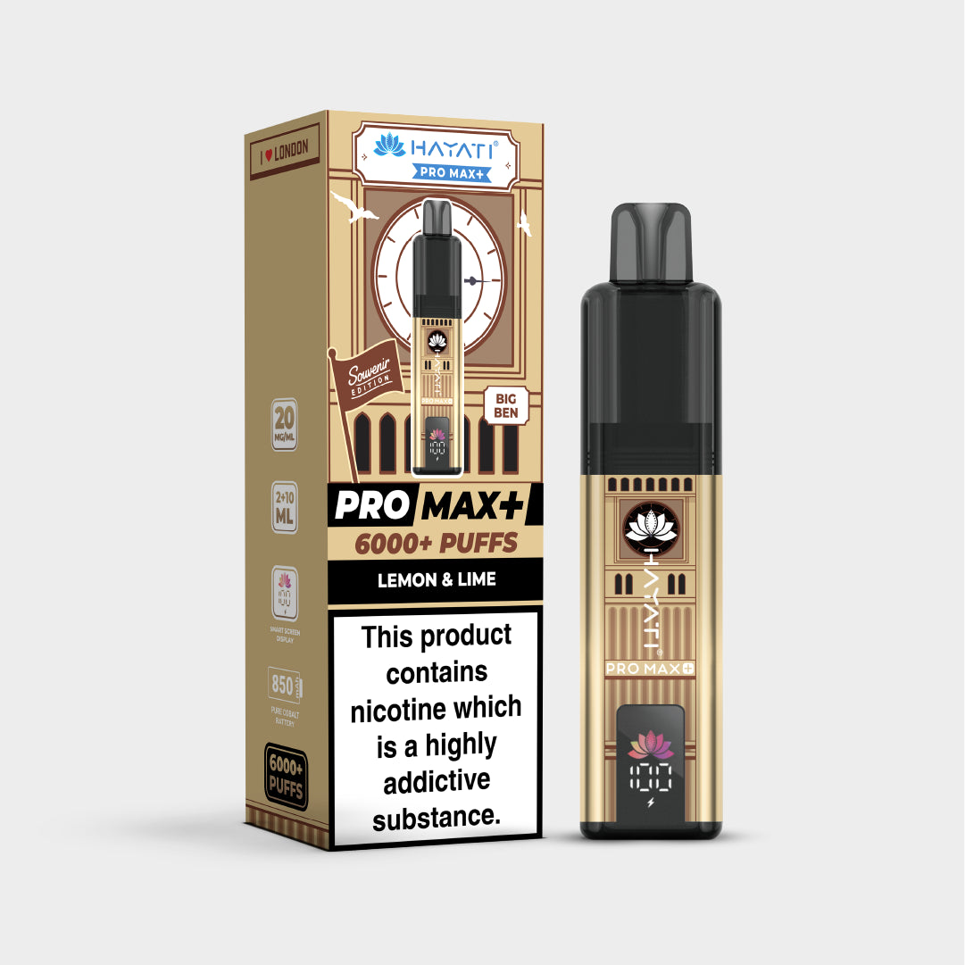hayati pro max lemon lime Hayati Pro Ultra Review – Best Flavours & Why It Stands Out main image 1