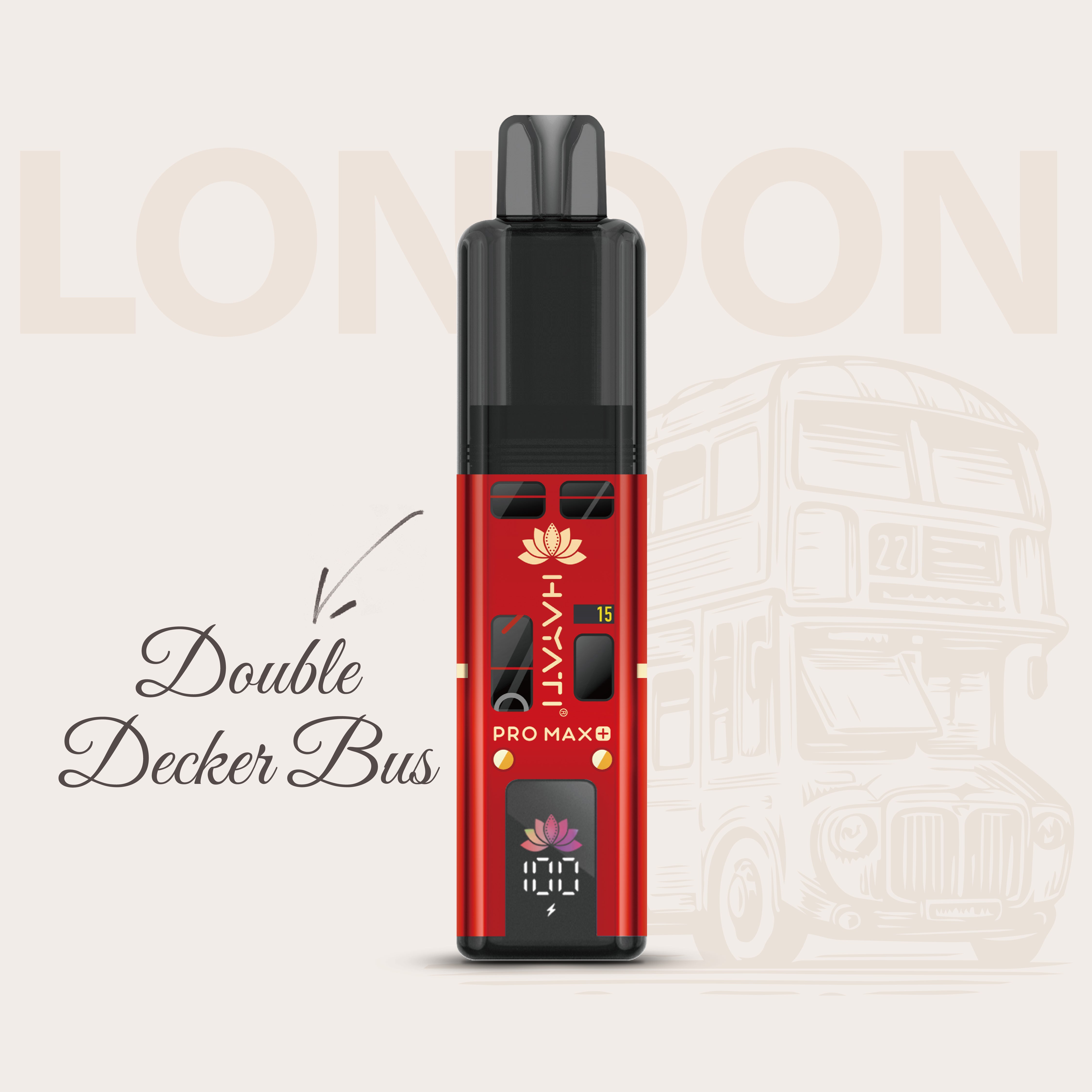 Double-Decker Bus — Strawberry Raspberry Ice