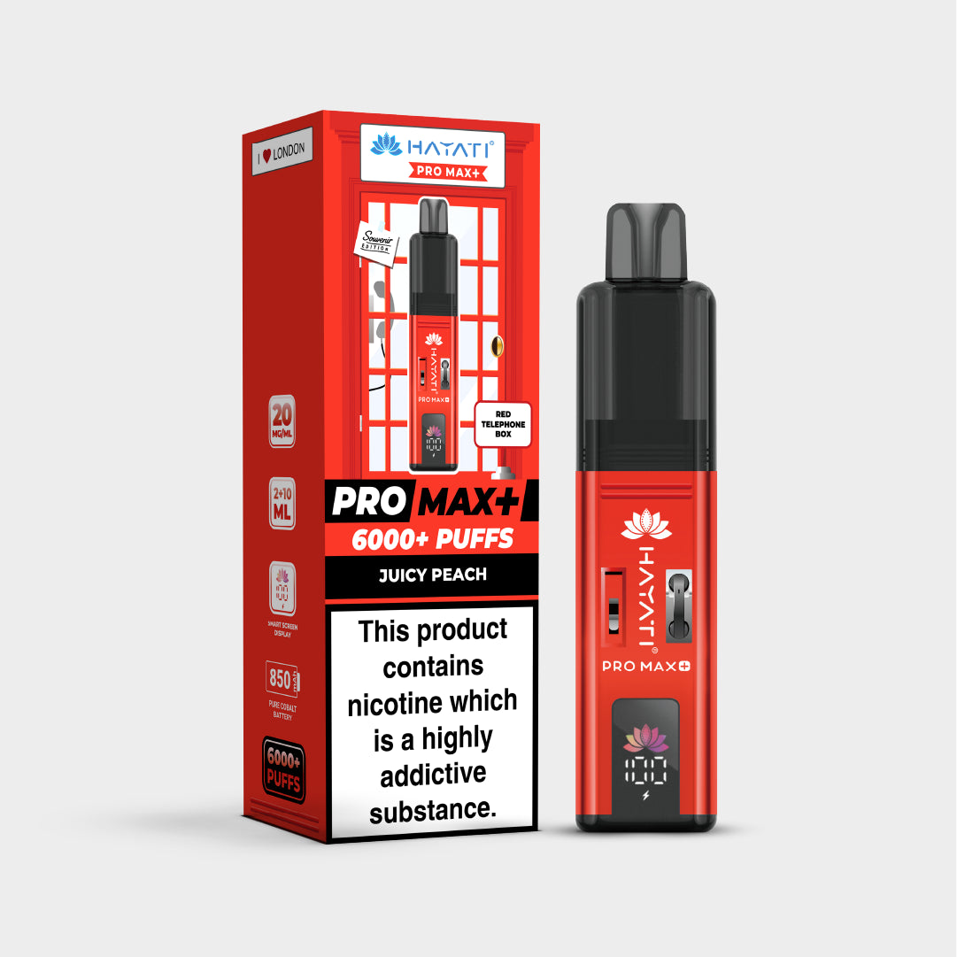 Hayati® Pro Max+ Red Telephone Box Juicy Peach