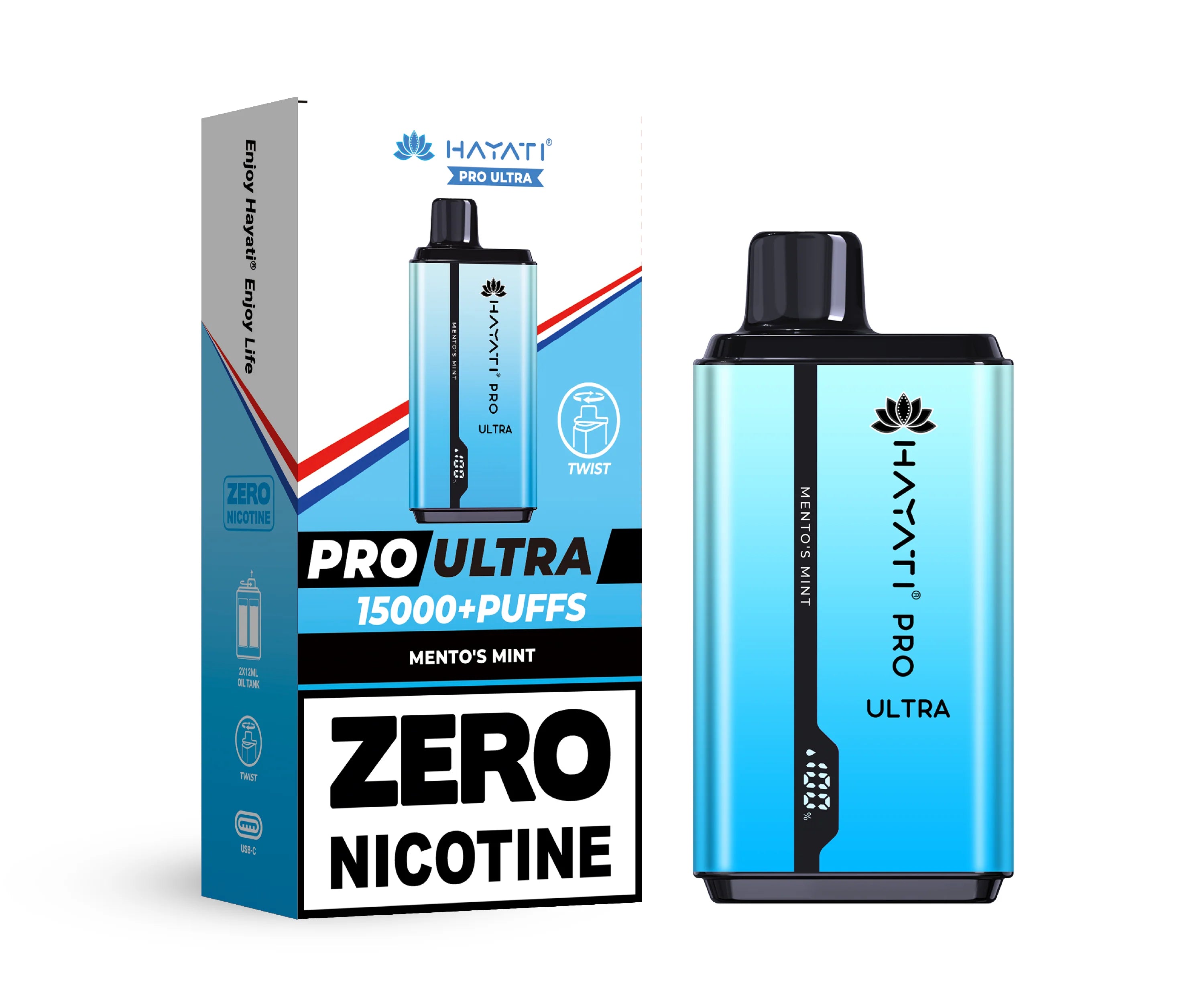 Hayati Pro Ultra Mento's Mint - Vapes Bars®