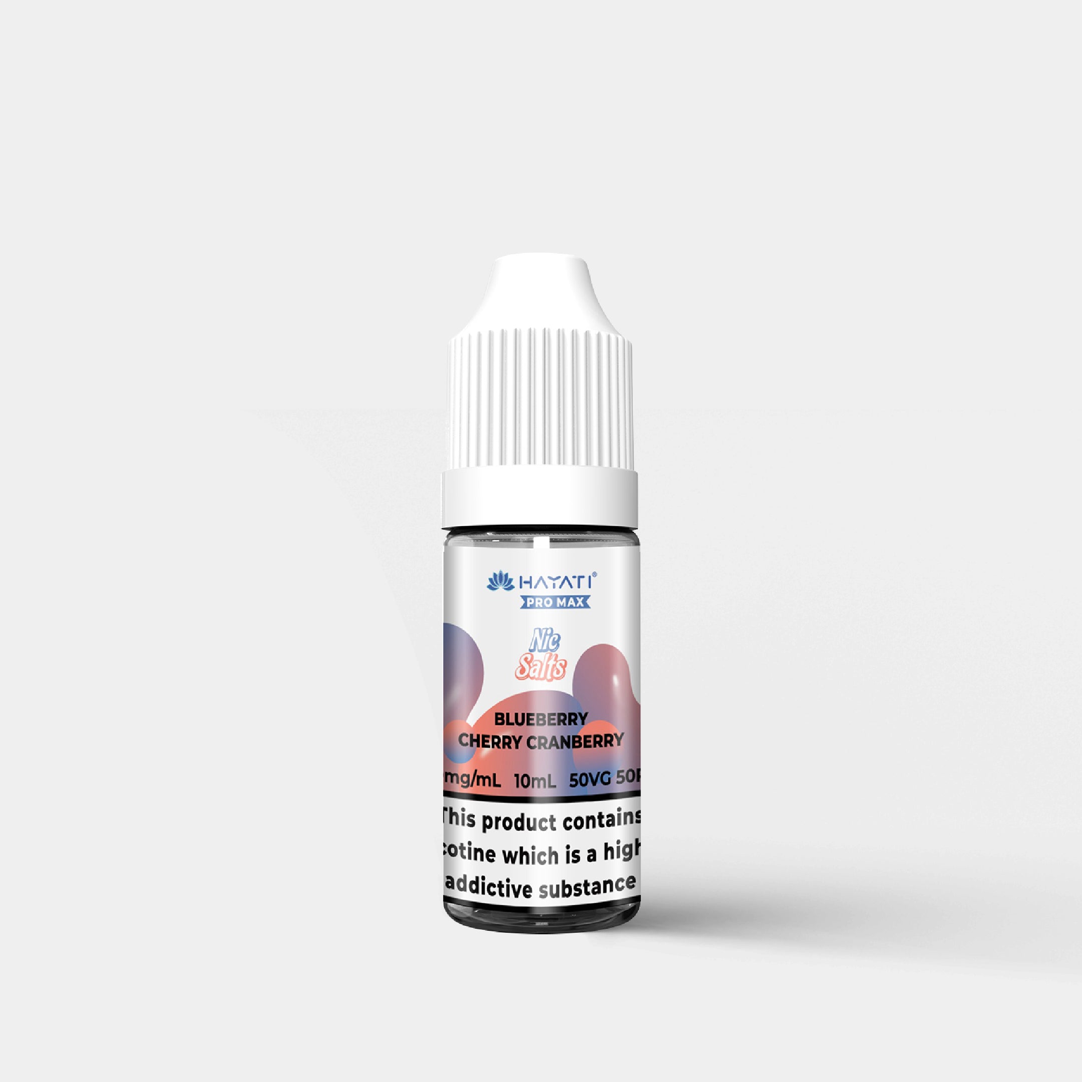 Hayati Salts 10Ml Blueberry Cherry Cranberry Bottle