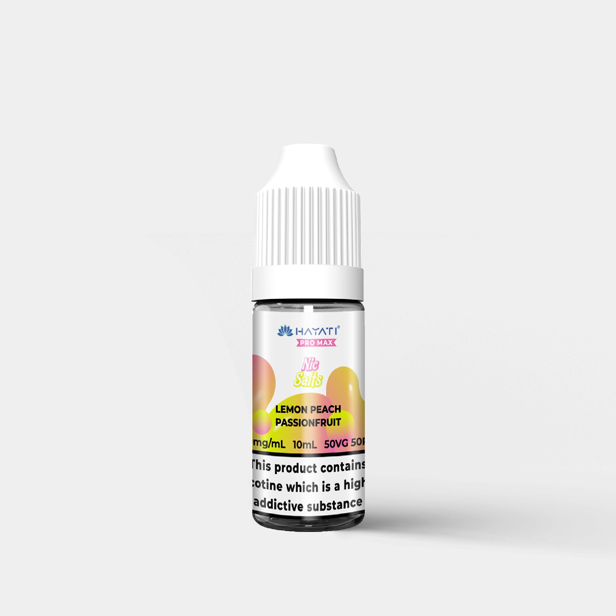 Hayati Salts 10Ml Lemon Peach PassionFruit Bottle