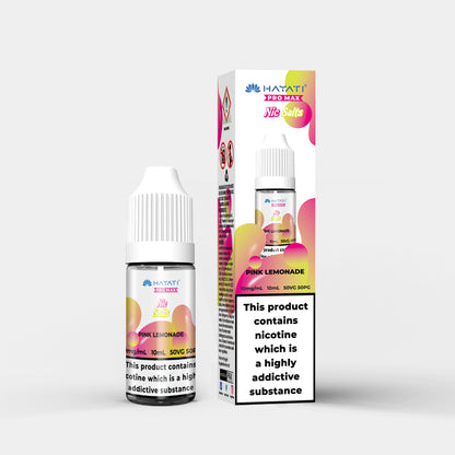 Hayati Salts Pink Lemonade flavor with packaging