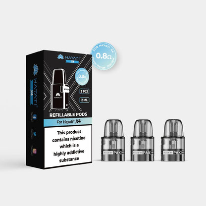 3x 0.8Ω Refillable Pods - Vapes Bars®