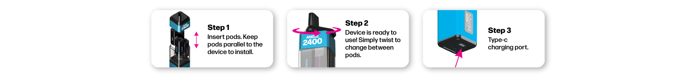 Blue Edition 1, 2x 2ml Pods