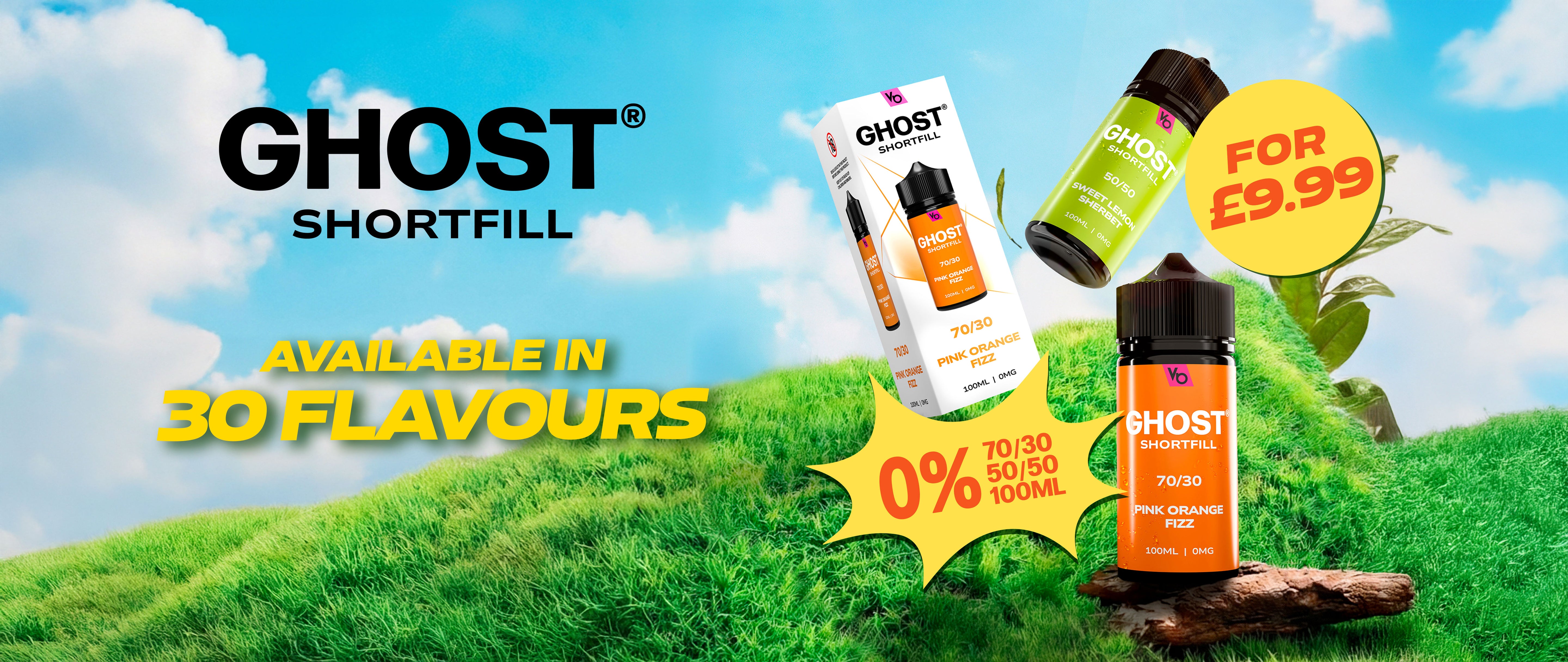 GHOST® Shortfills 100ml 0mg