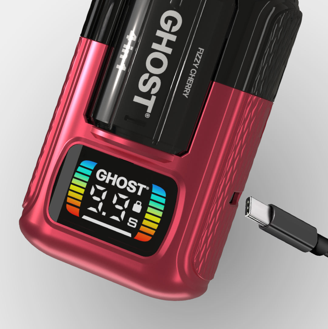 Ghost 4in1 Cherry Edition Vape with a Cable