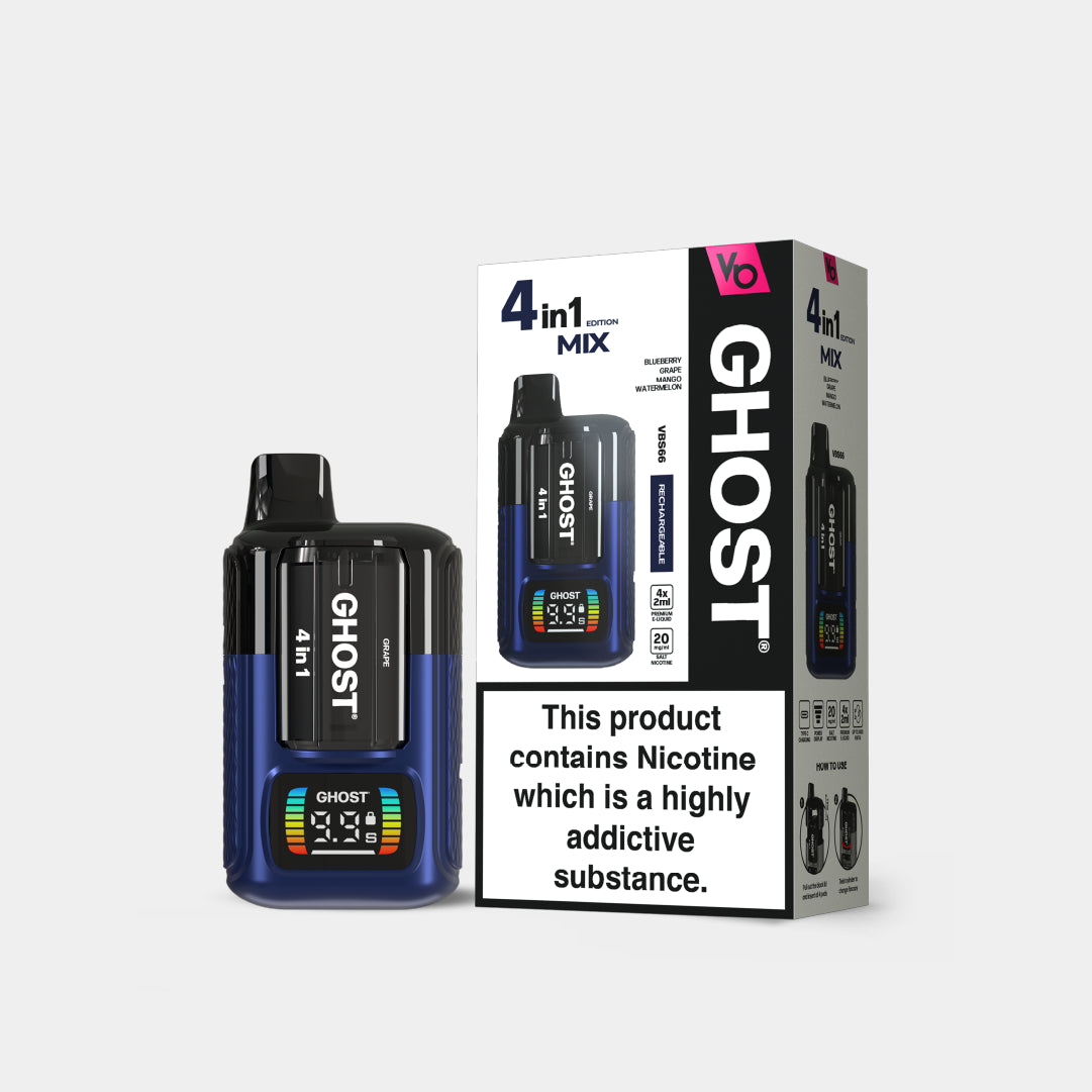 Ghost 4 in 1 Mix Edition Vape Device with Packaging