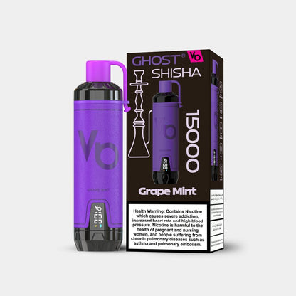 Ghost Shisha Grape Mint Vape with a Packaging - Vapes Bars®