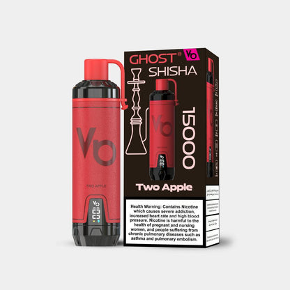 Ghost Shisha Two Apple vape with packaging - Vapes Bars®