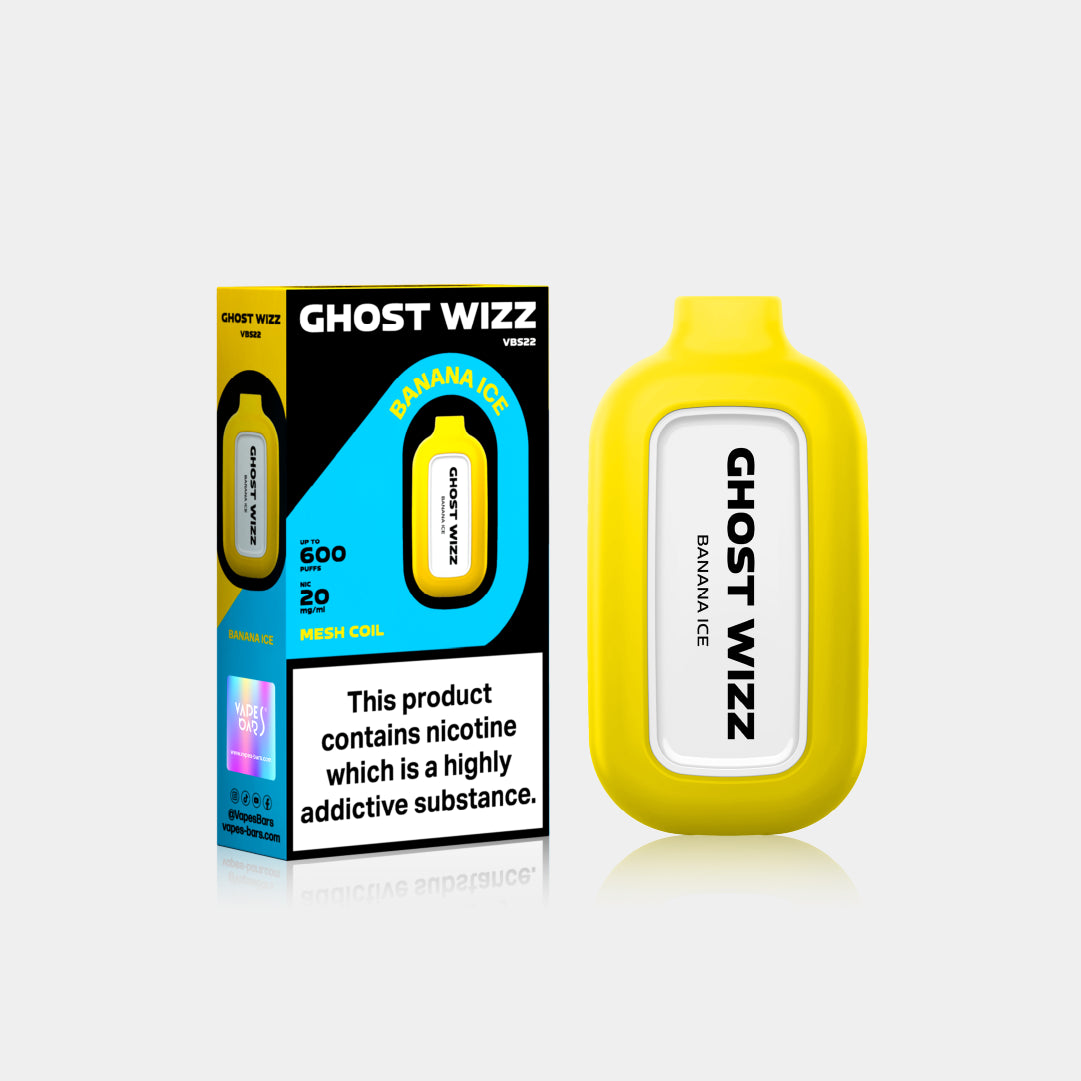 Ghost Wizz Banana Ice With Packaging