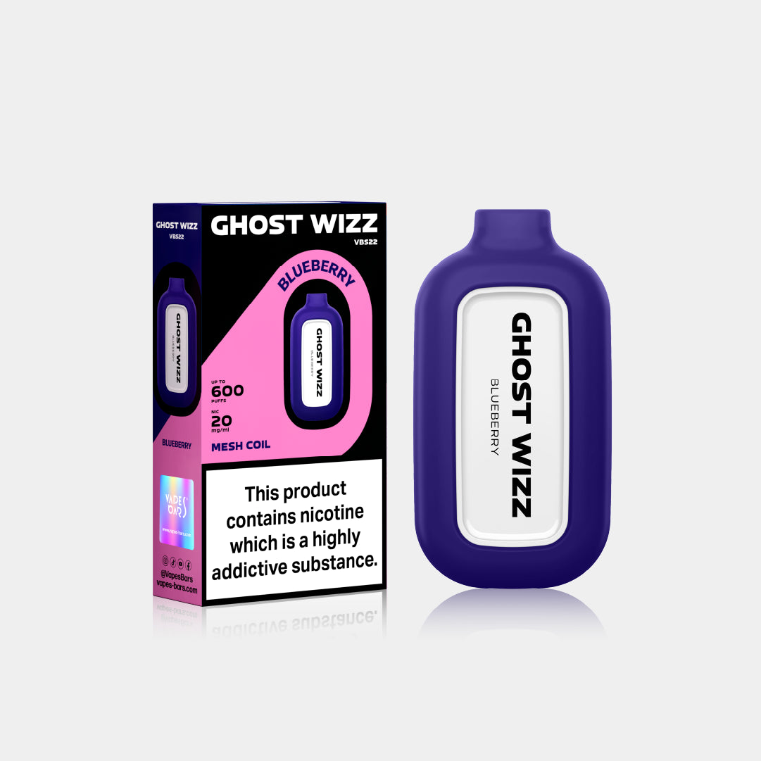 Ghost Wizz Blueberry With Packaging