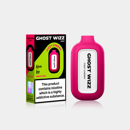 Ghost Wizz Fizzy Cherry With Packaging