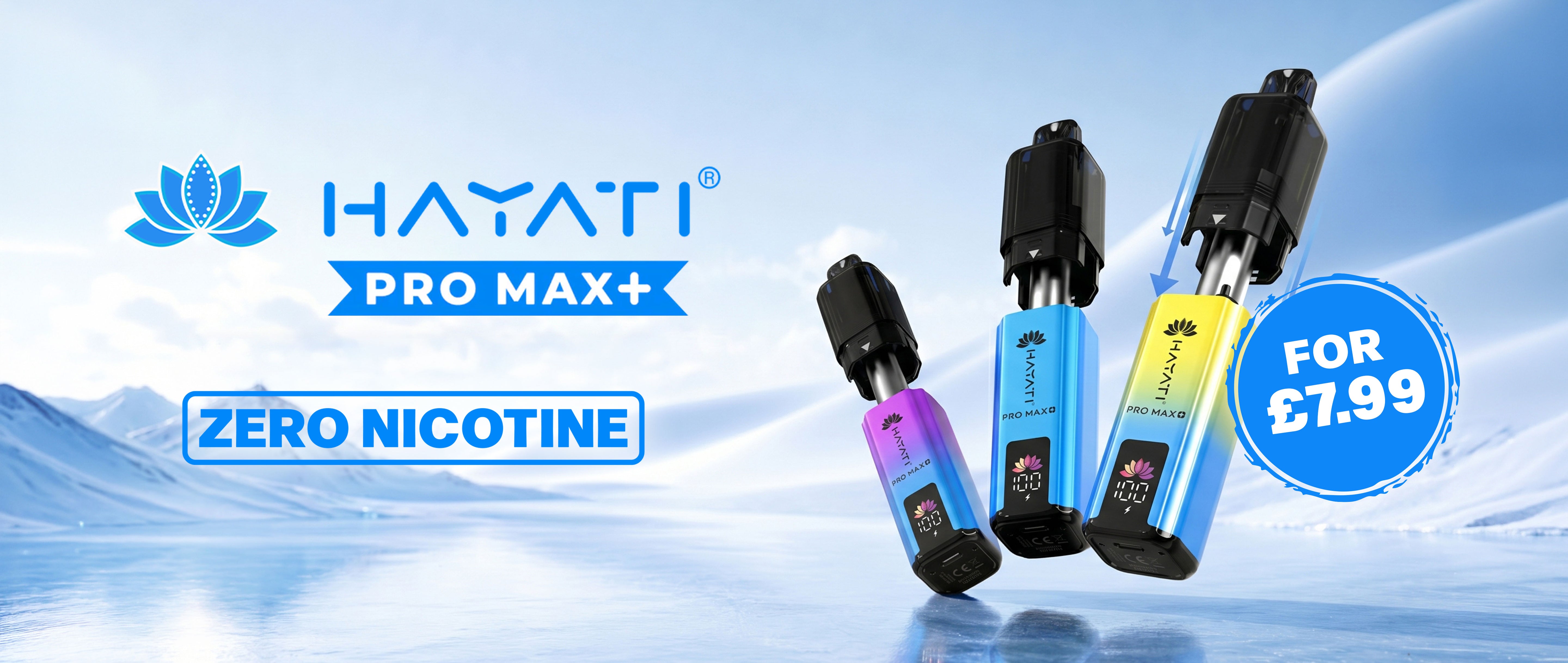 Hayati® Pro Max+ Pods 0mg