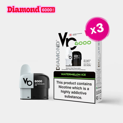 3X Diamond® 6000 Pods Bundle